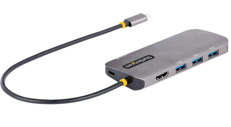 Hub USB-C compacto para portátil